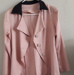 Beautiful blush pink blazer